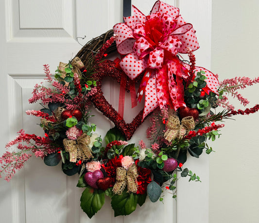 Valentine's Heart Wreath