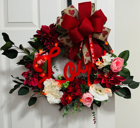 Valentine's Love wreath