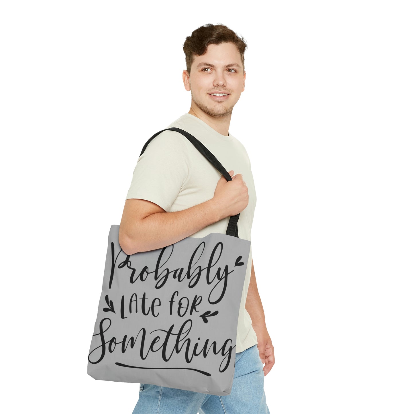 Probably late for something - AOP Tote Bag