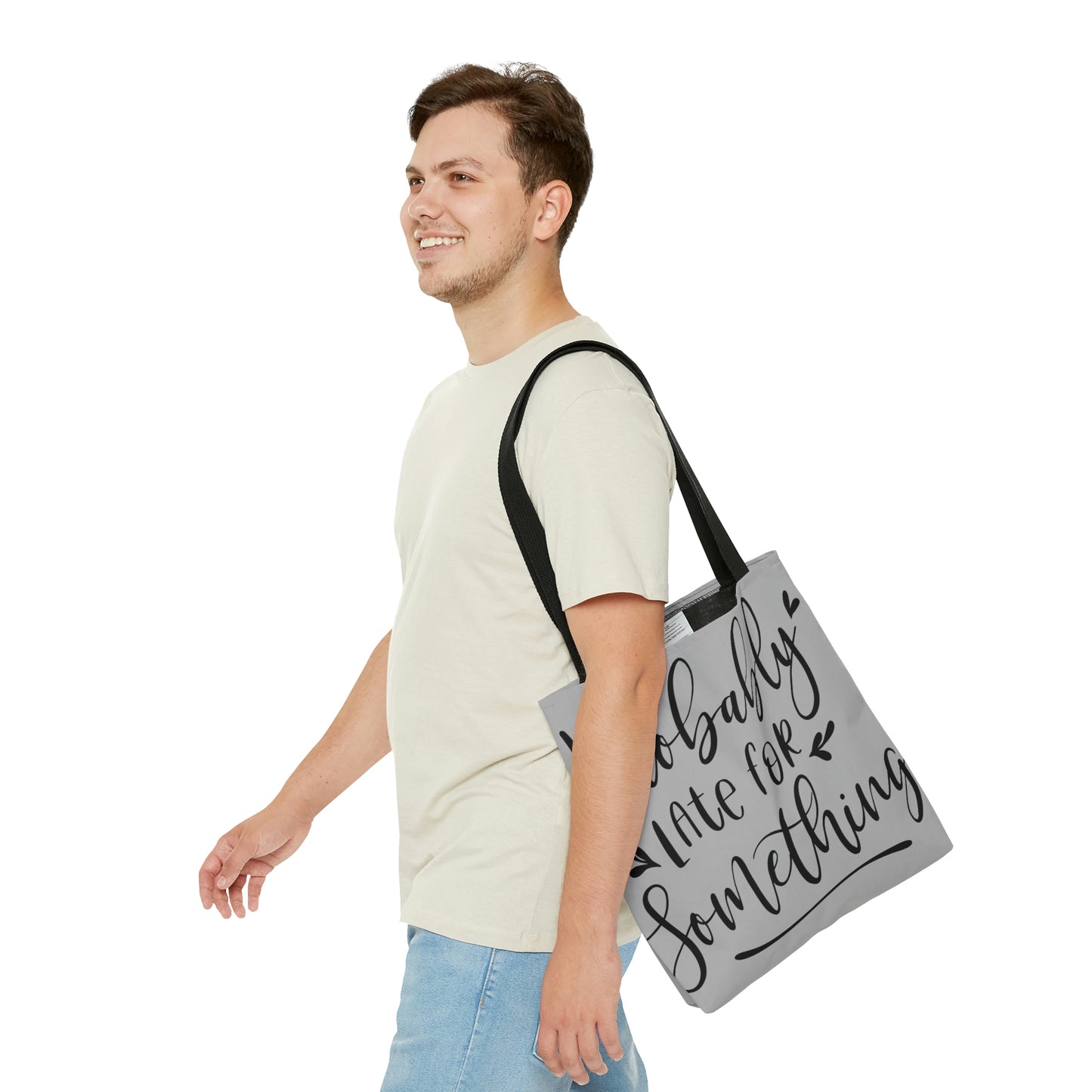 Probably late for something - AOP Tote Bag