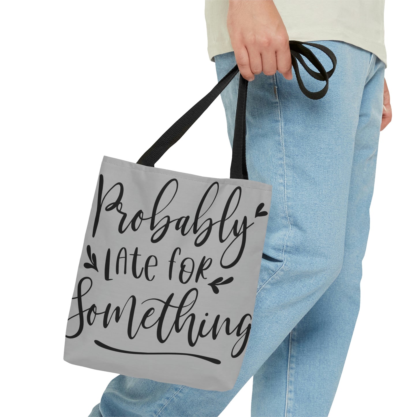 Probably late for something - AOP Tote Bag