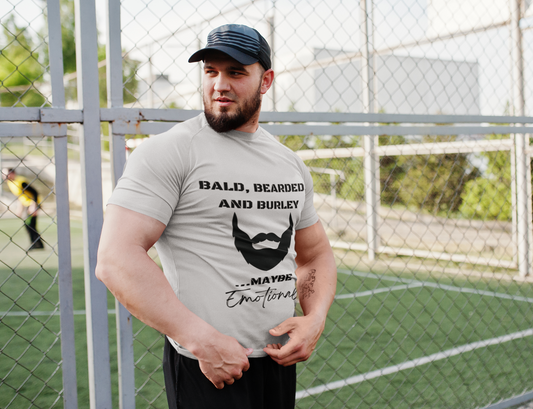 Bald, Bearded, and Burley - Men's Short Sleeve Tee